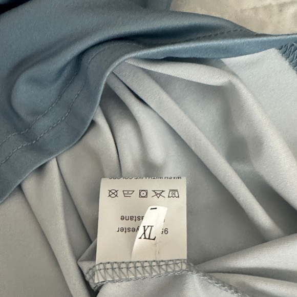 Light Blue Graphic Pajama Set NWOT - Picture 6 of 10